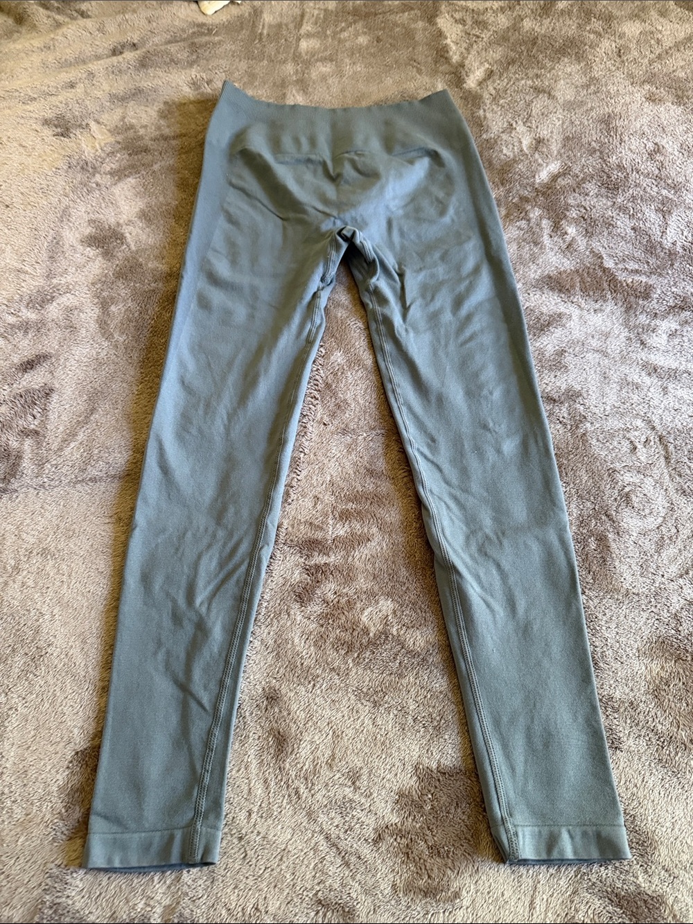High-Rise Gray Women's Performance Leggings